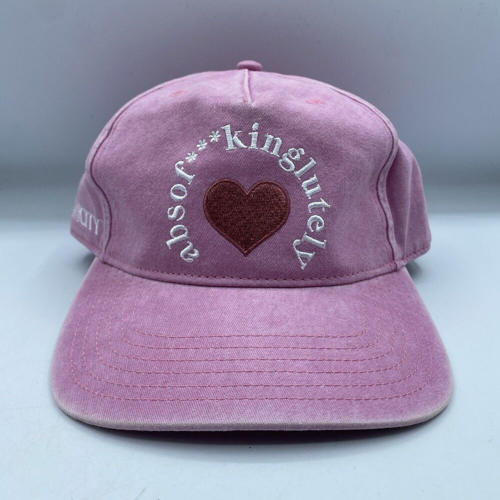 Sex and the City Hat Pink Abosof**kinglutely Adult OSFA HBO TV Show Promo NWOT